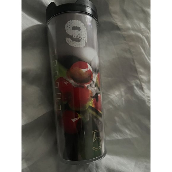 2015 STARBUCKS Coffee Travel Tumbler Mug Free Refill Holiday 2015 16 Oz CHRISTMA - Picture 4 of 7